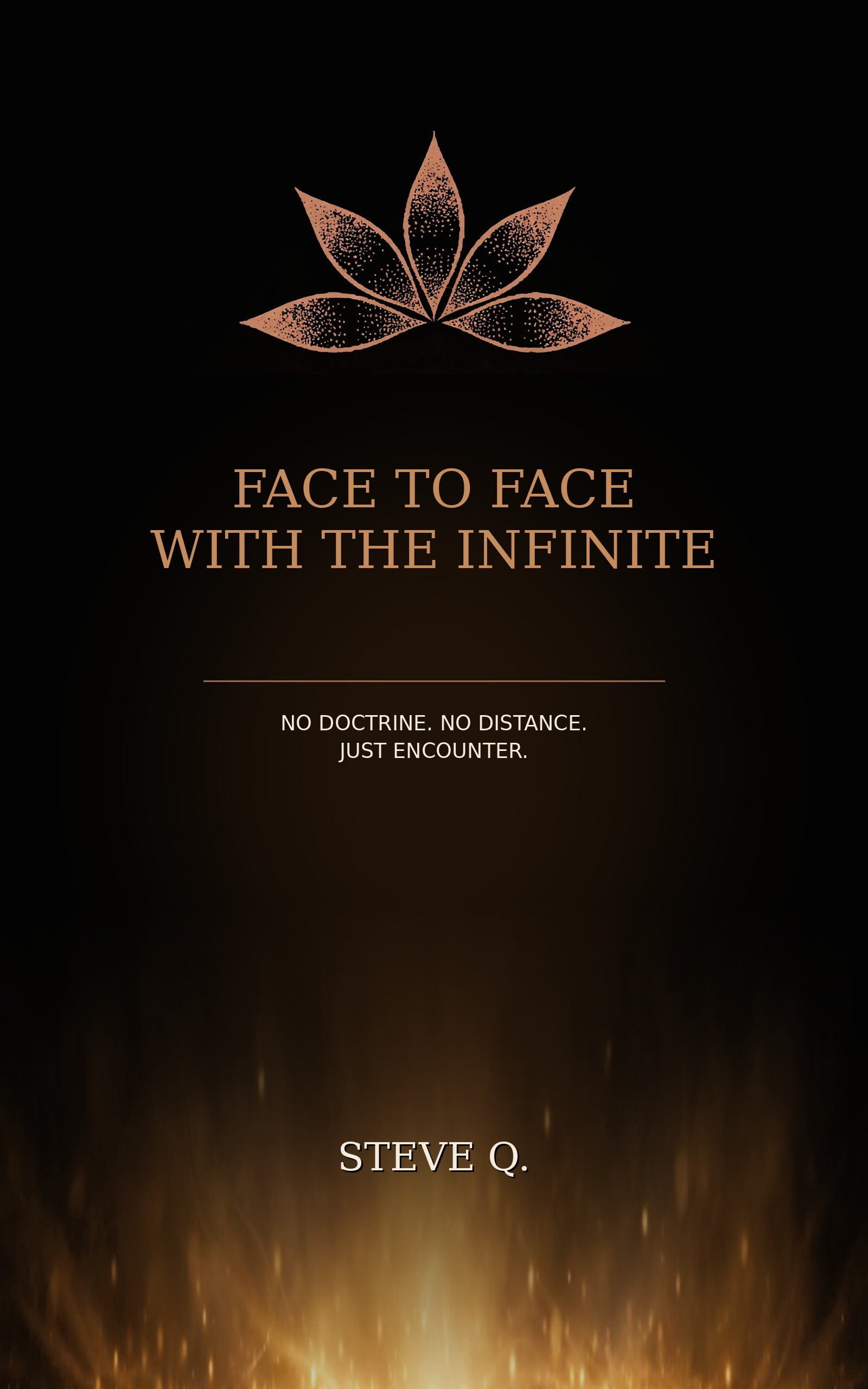 Face to Face with the Infinite — book cover